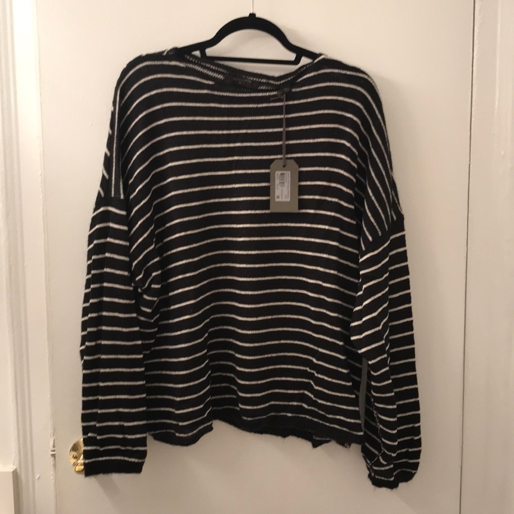 All Saints Striped Sweater